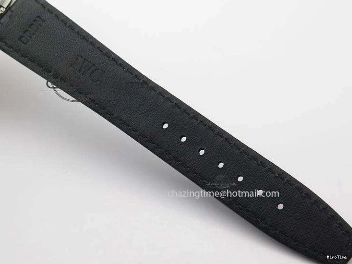 MIROTIME 0331 Portuguese Tourbillon Power Reserve Moonphase SS Black Dial On Black Leather Strap TechFriendly 7321